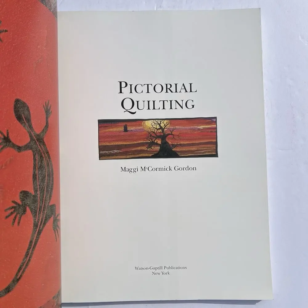 Pictorial Quilting Paperback By Maggi Mccormick Gordon Pattern Sewing Book